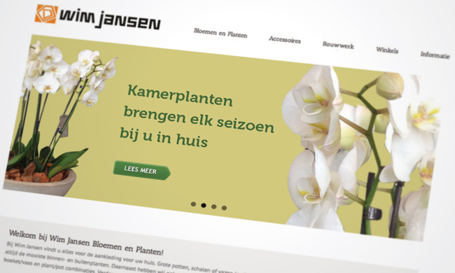 website planten