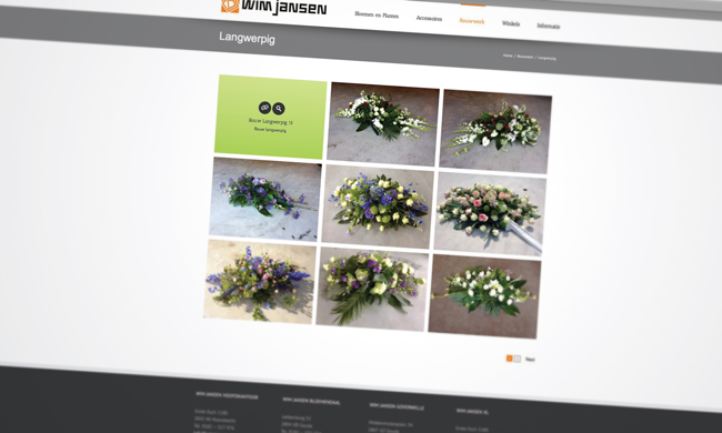 website bloemstukken